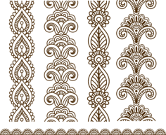 236x193 Henna Vector Design Pattern