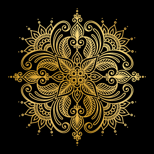 500x500 Mehndi Styles Henna Tattoo Elements Vector Free Download