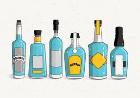 286x200 Alcohol Bottles Free Vector Art