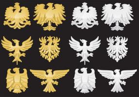 286x200 Heraldic Eagle Free Vector Art