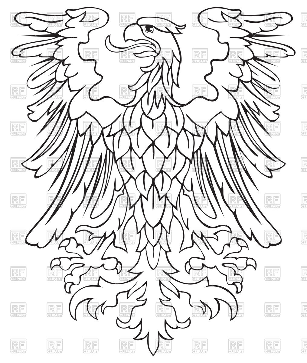 Heraldic Eagle Vector At Vectorified.com 