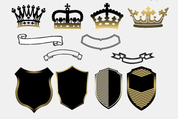 352x236 Free And Vector Heraldic Elements