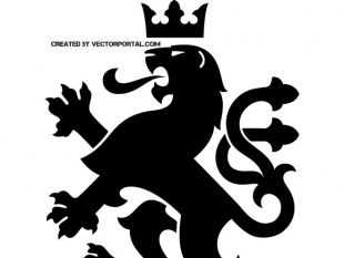 310x233 Free Lion Heraldic Vector Graphics Tag Ui Download