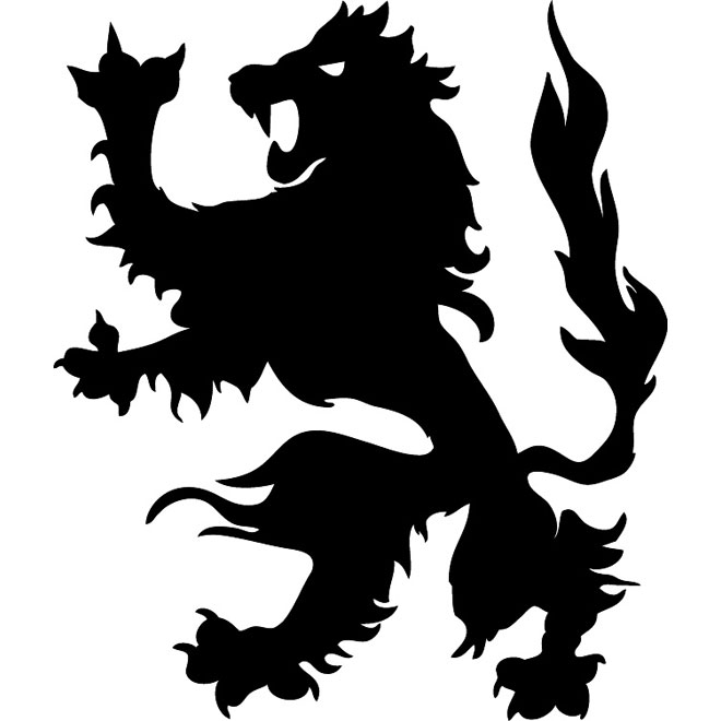 660x660 Lion Heraldic Vector Stock