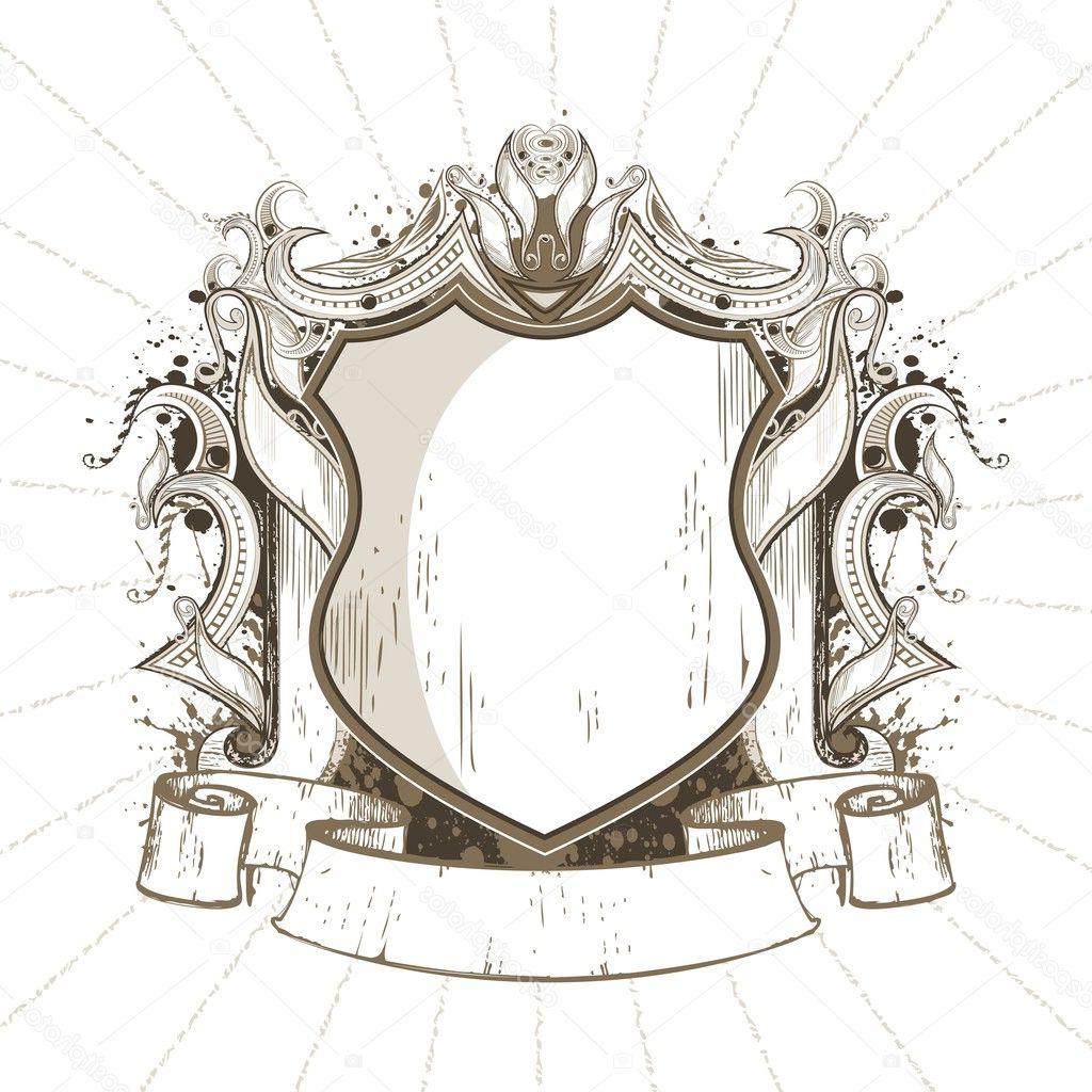 Heraldic Shield Vector