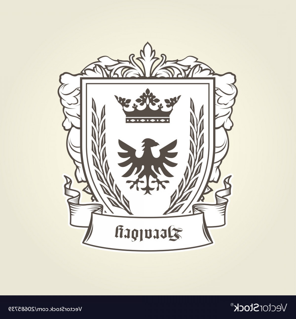 1200x1296 Shield Vector Crest Geekshirts