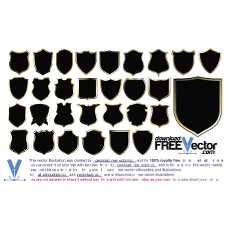 230x230 Vector Heraldic Shields Free Vectors Downloads Found