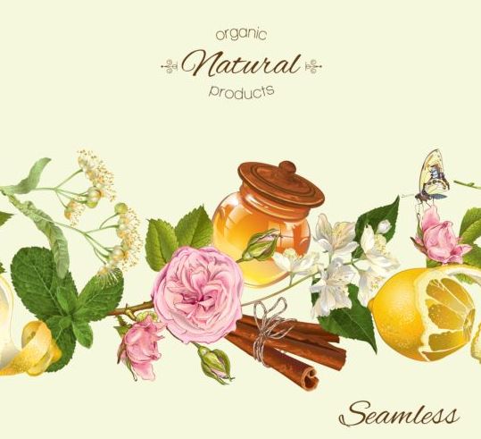 539x491 Herbal Tea Vintage Background Vector Free Download
