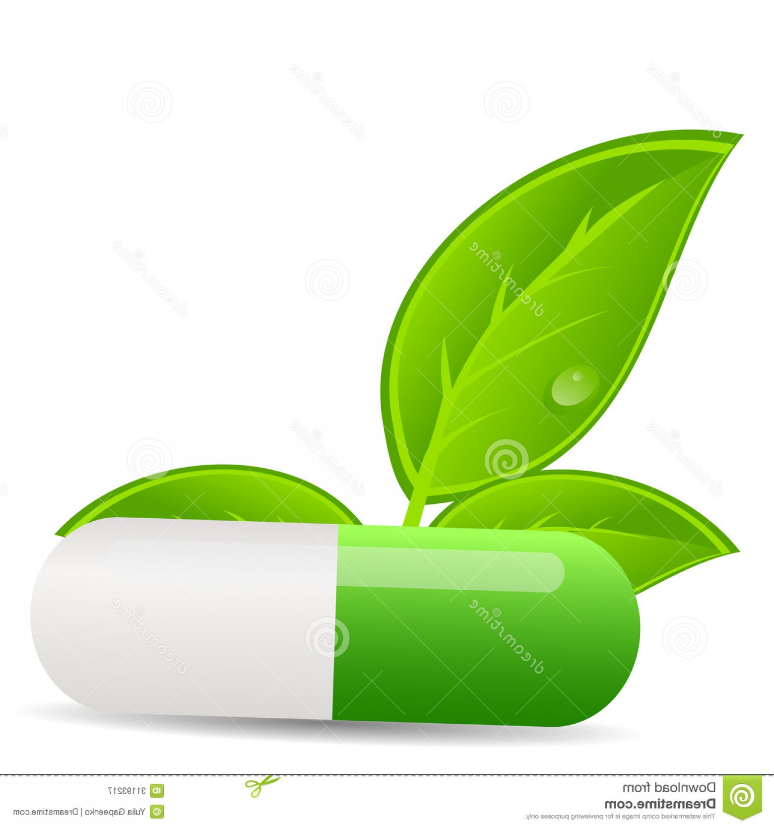 1560x1668 Royalty Free Stock Photography Herbal Pill Icon Environment