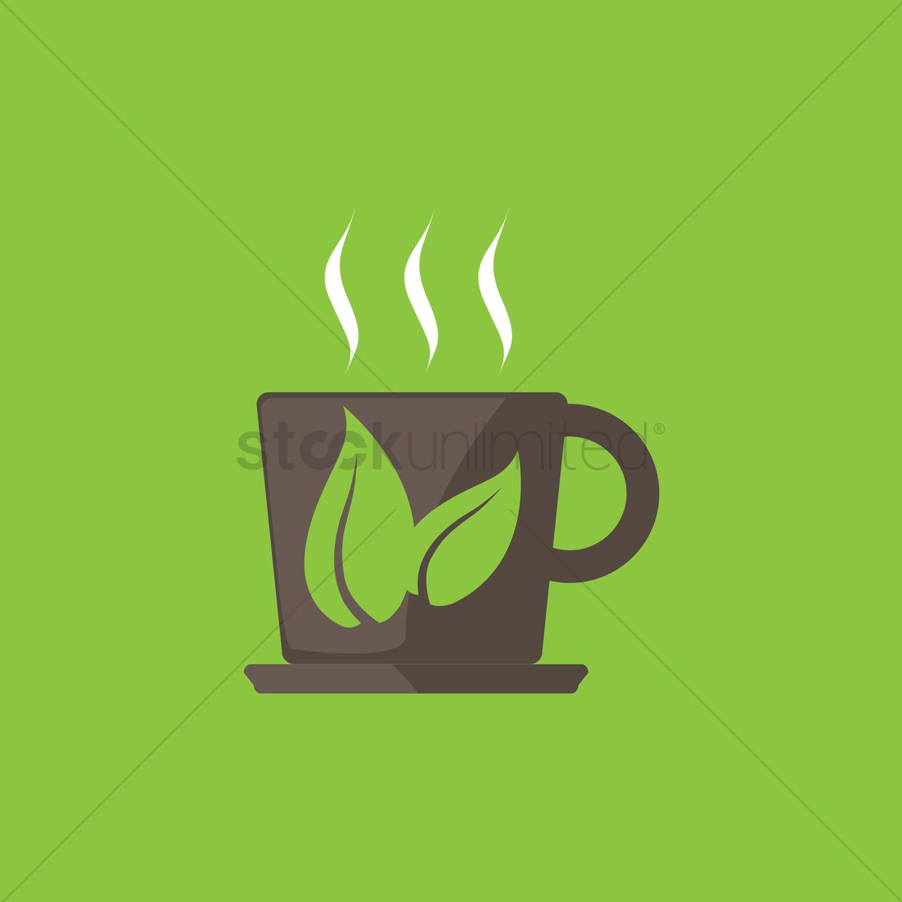1300x1300 Herbal Tea Vector Image