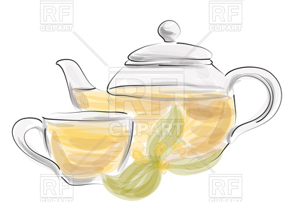 400x283 Herbal Tea On White Background