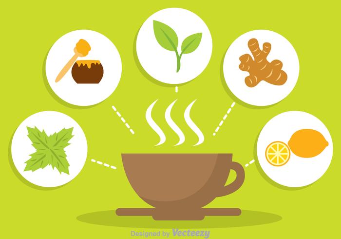 700x490 Herbal Tea Vector