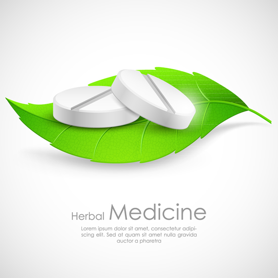 550x550 Refreshing Herbal Medical Vector Background For Free Download