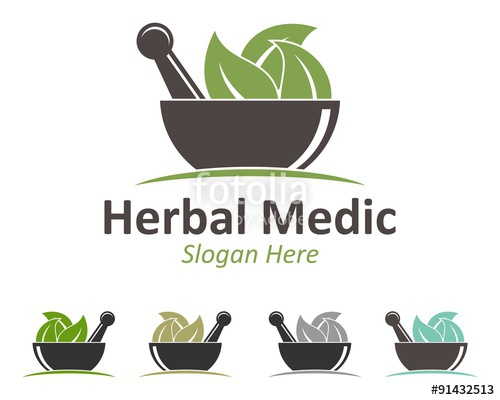 500x400 Herbal Pharmacy Logo Stock Image And Royalty Free Vector