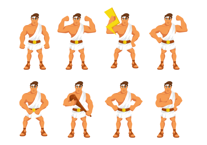 Hercules Cartoon Vector 700x490 Hercules Cartoon Vector