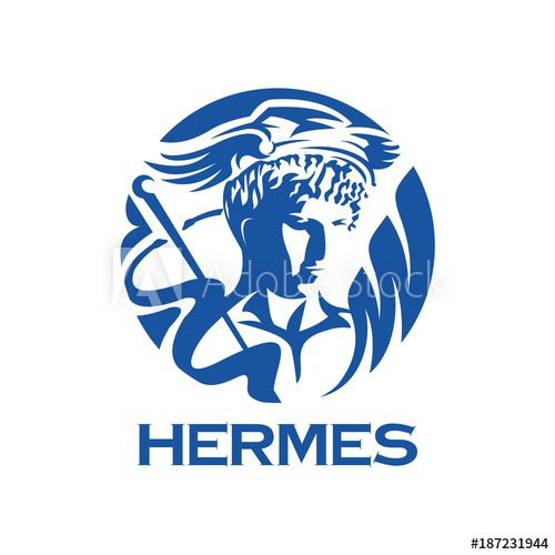500x500 Greek God Hermes Illustration
