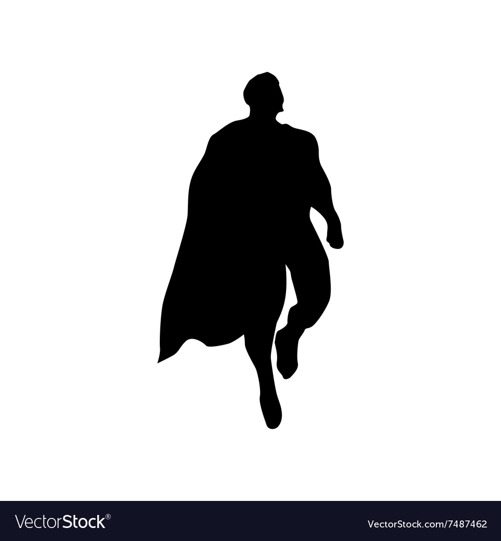 Hero Silhouette Vector at Vectorified.com | Collection of Hero ...