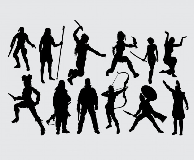 Hero Silhouette Vector at Vectorified.com | Collection of Hero ...
