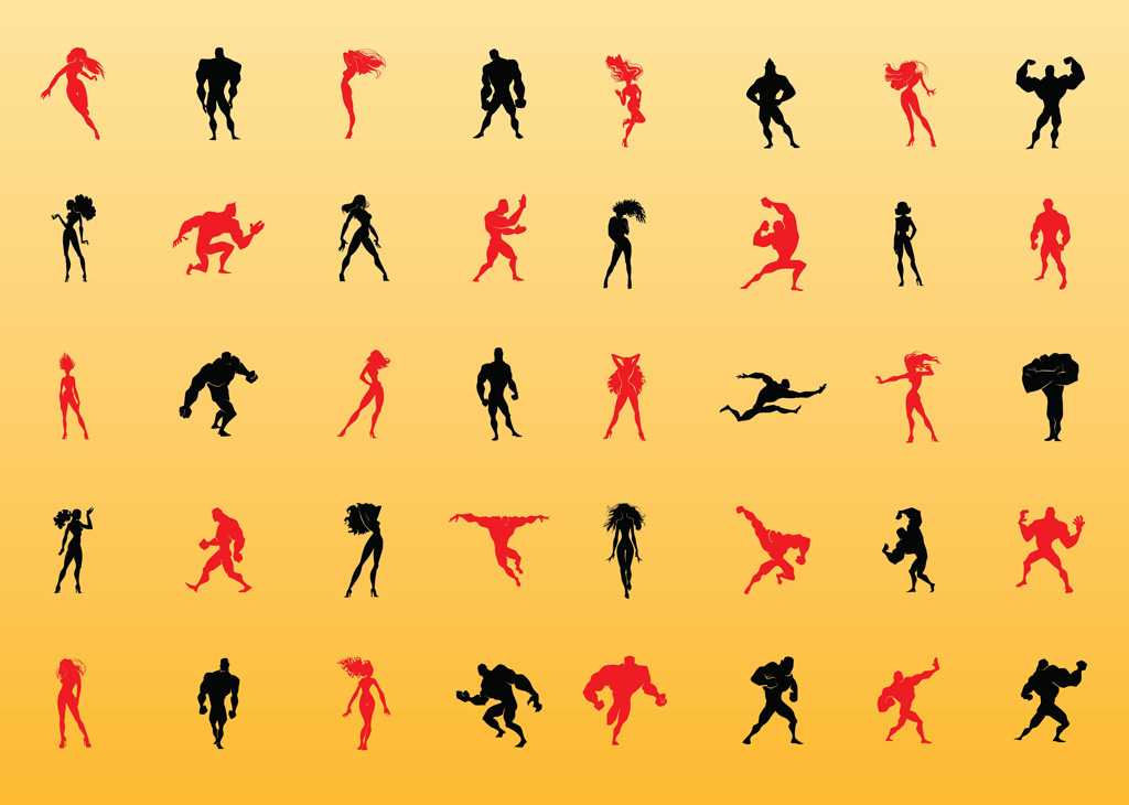 1024x730 Heroes Vectors Vector Art Graphics