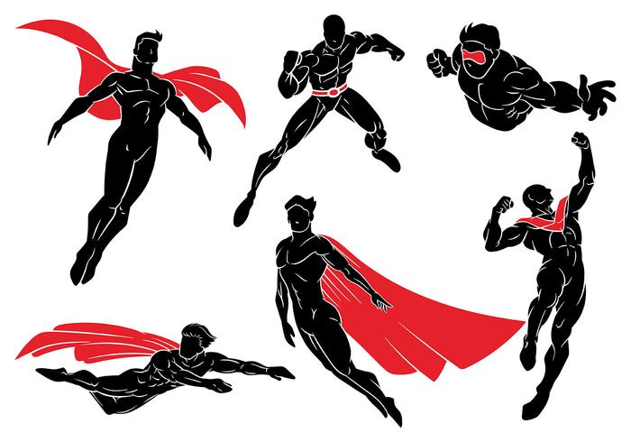 700x490 Super Heroes Vector Icons