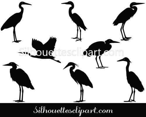 500x400 Heron Vector Graphics Craft Free Vector Graphics, Vector