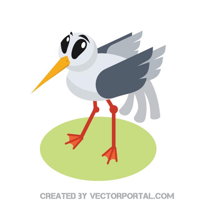 660x660 Heron Vector Image