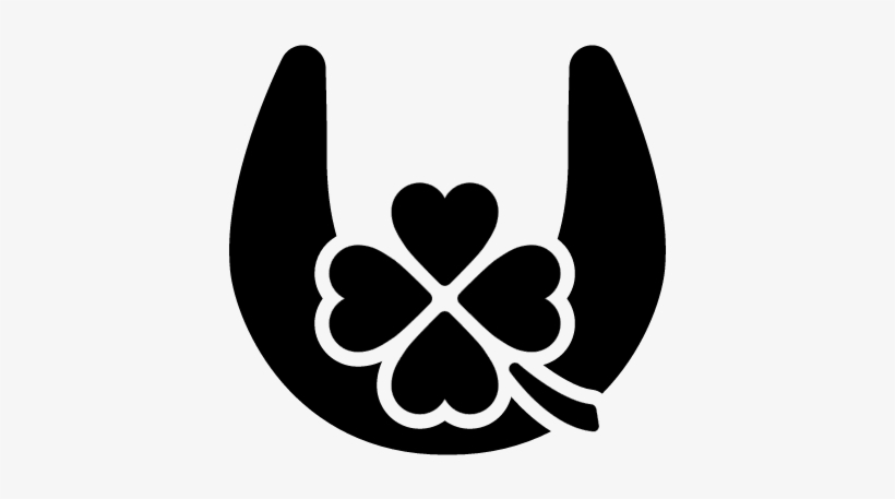820x457 Four Leaf Clover And Horseshoe Vector