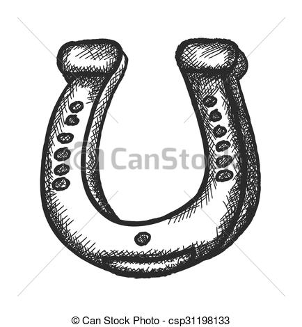 434x470 Garabato, Vector, Herradura, Icono