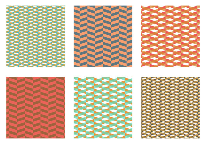 700x490 Herringbone Pattern Orange Vector