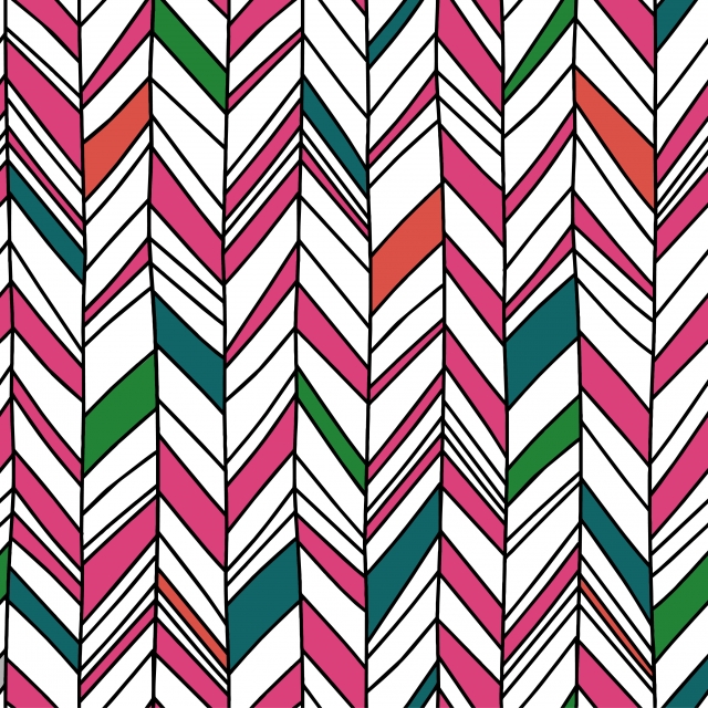 640x640 Herringbone Pattern With Scandinavian Artistic Colorful Background