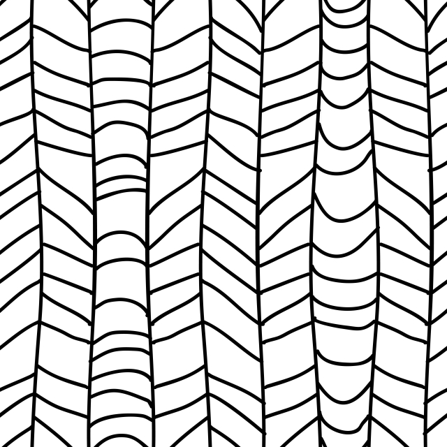 640x640 Seamless Hand Drawn Chevron Herringbone Pattern, Abstract, Texture