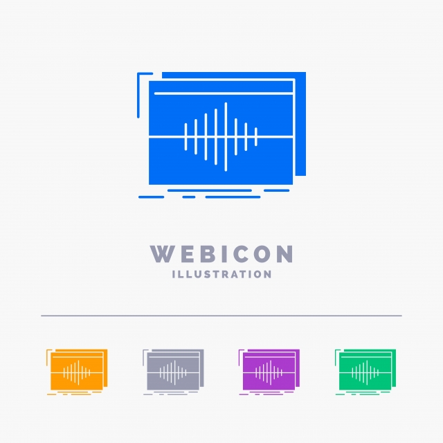 Audio Frequency Hertz Sequence Wave Color Glyph Web Icon T 640x640 Audio Frequency Hertz Sequence Wave Color Glyph Web Icon T