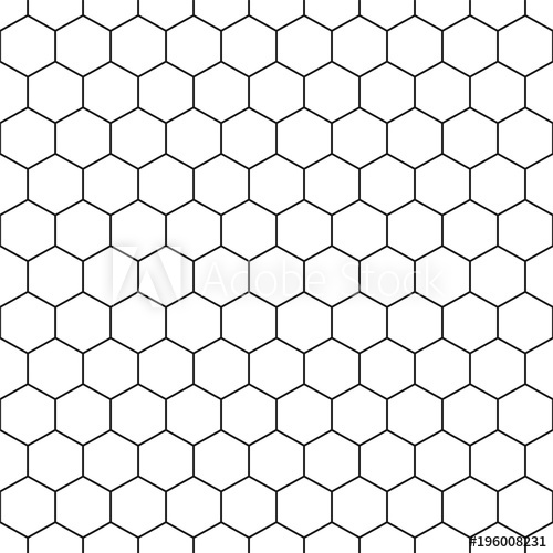 500x500 Seamless Hexagonal Pattern
