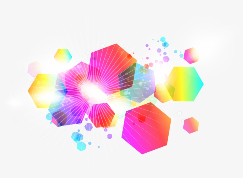820x603 Hexagon Combination Background Transprent Png Free