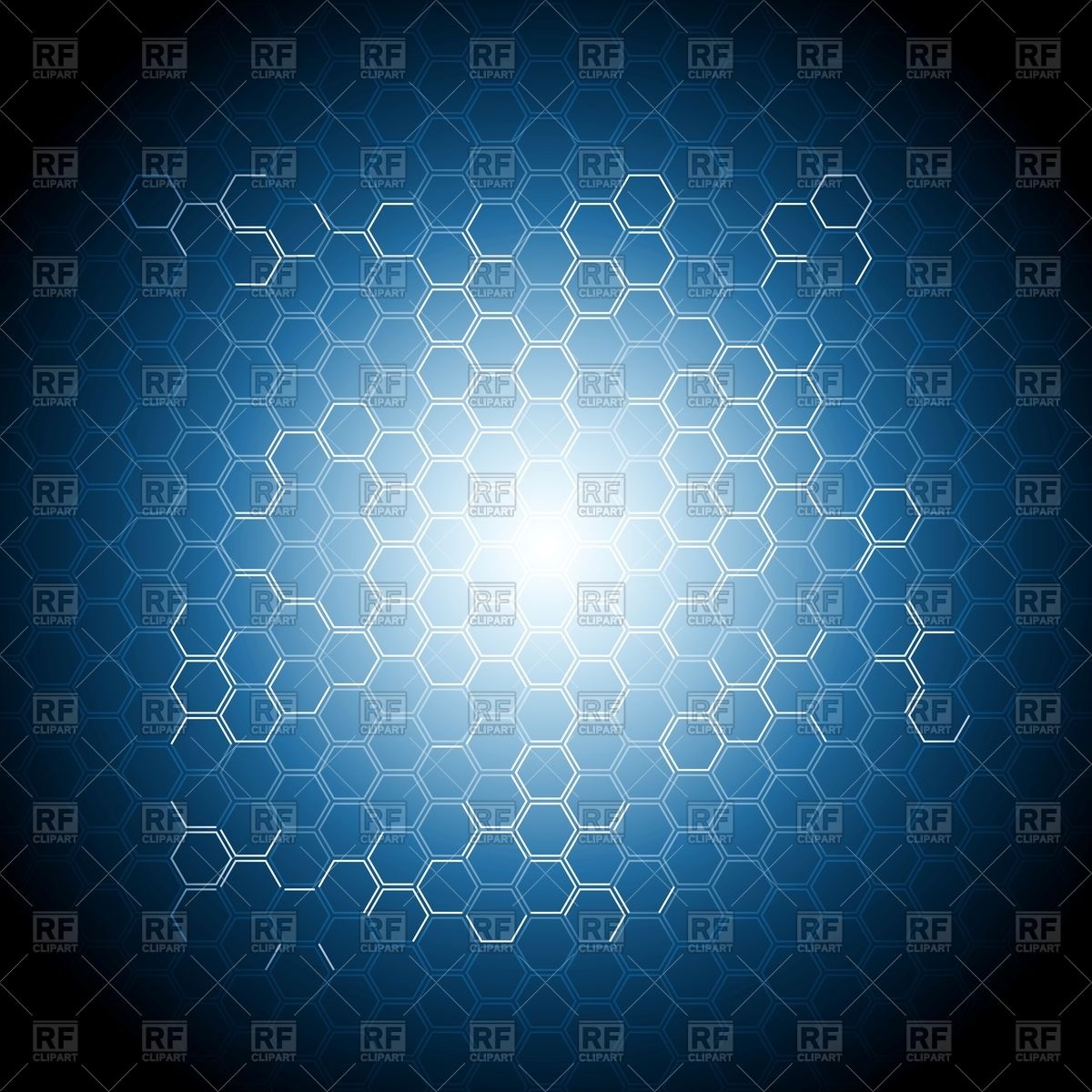 1200x1200 Abstract Blue Hexagon Texture Background Vector Image