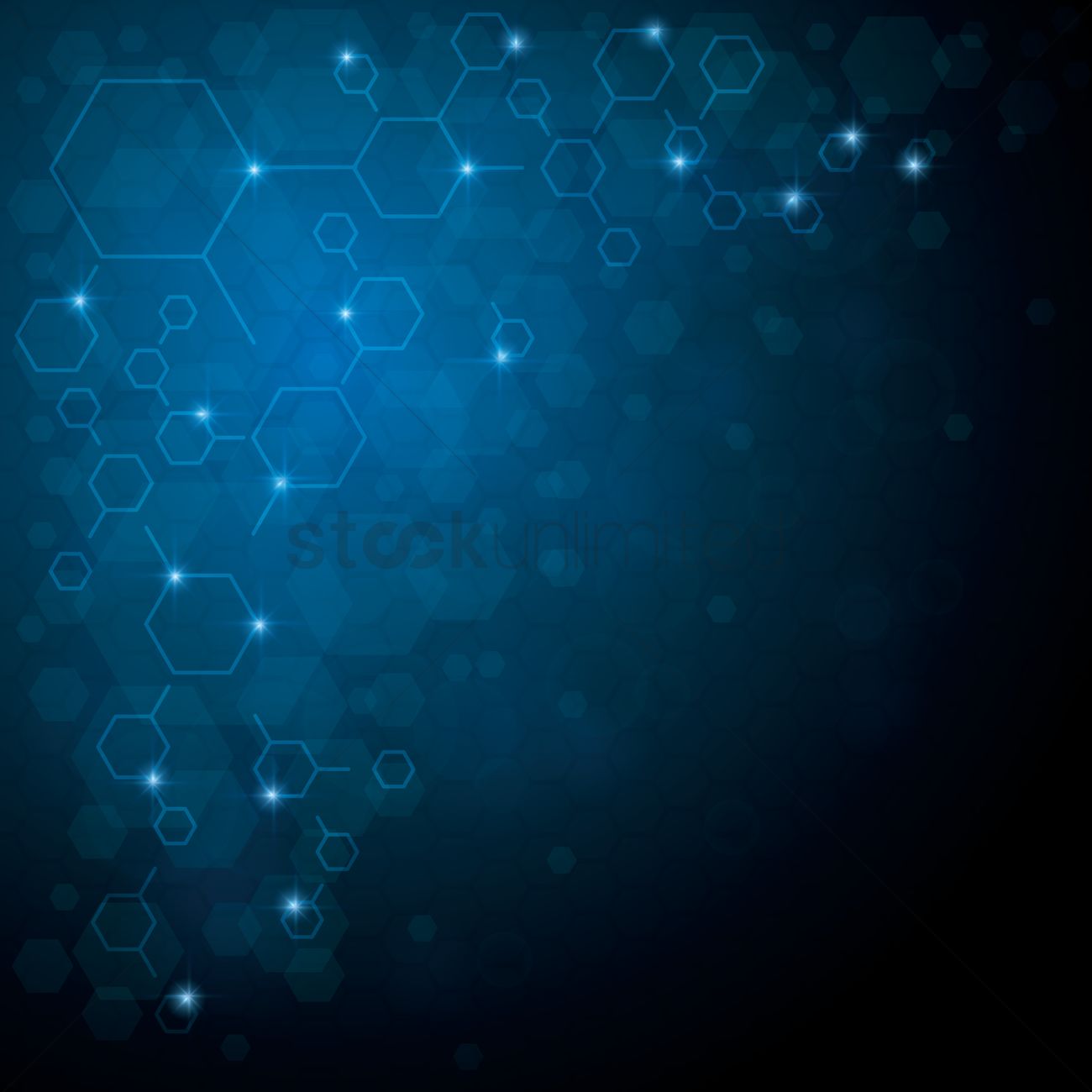1300x1300 Hexagon Abstract Background Vector Image