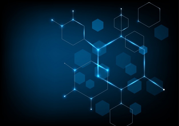 626x442 Hexagonal Shape Technology Background Vector Premium Download