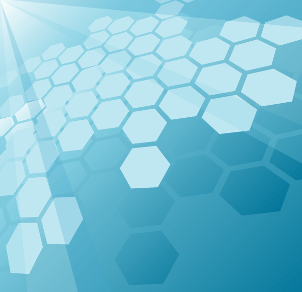 600x580 Modern Hexagon Background Vector Image