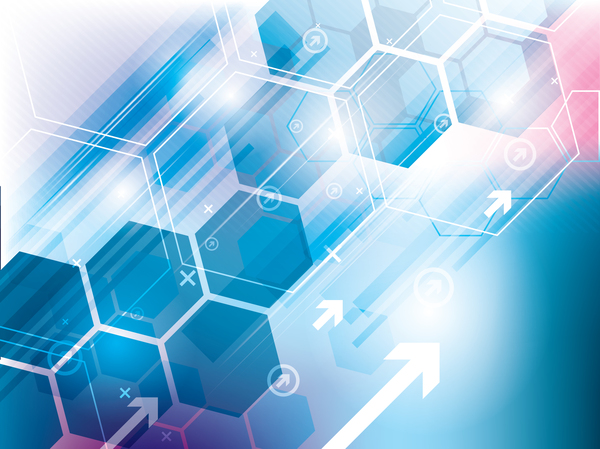 600x449 Technology Elements With Hexagon Background Vector Free Download