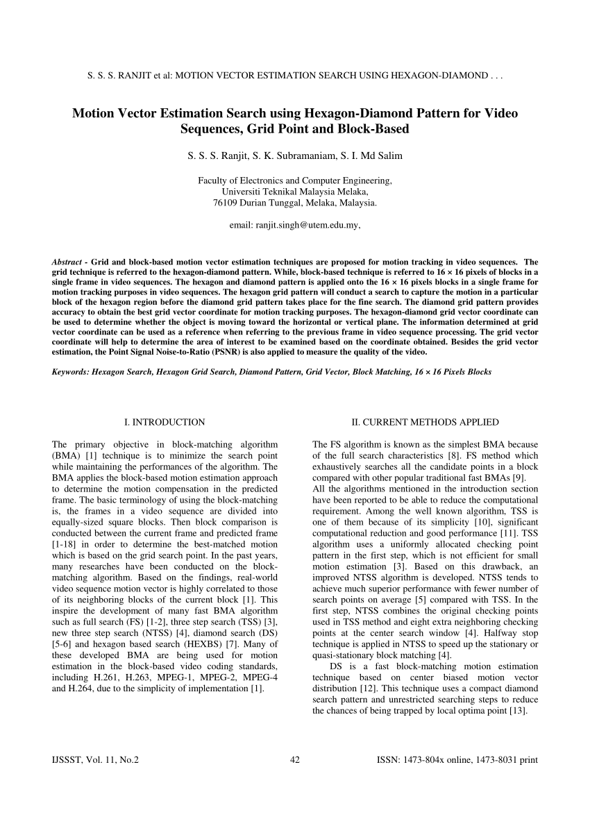 850x1203 Pdf Motion Vector Estimation Search Using Hexagon Diamond Pattern