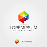 200x200 Hexagon Logo Free Vector Art