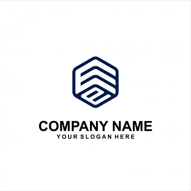 626x626 Letter E Hexagon Logo Vector Premium Download
