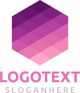 260x300 Geometric Hexagon Logo Vector