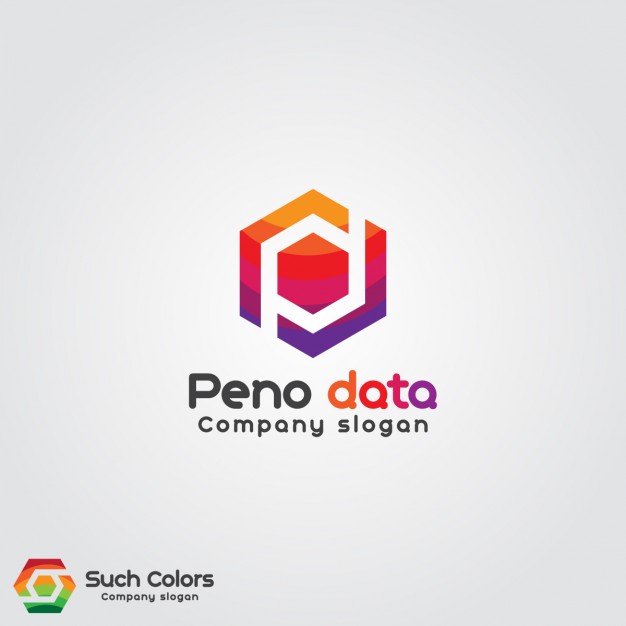 626x626 Colorful Hexagon Logo Vector Free Download