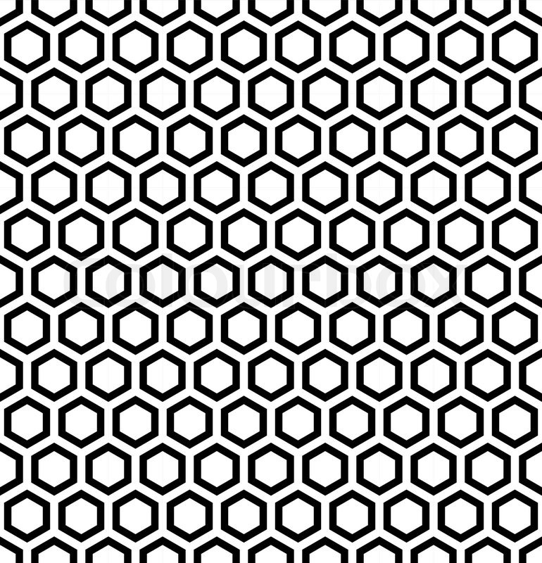 770x800 Honeycomb Pattern Seamless Hexagons Stock Vector Colourbox