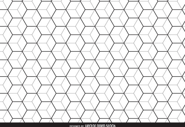632x435 Linear Hexagon Pattern Background Free Vector Download