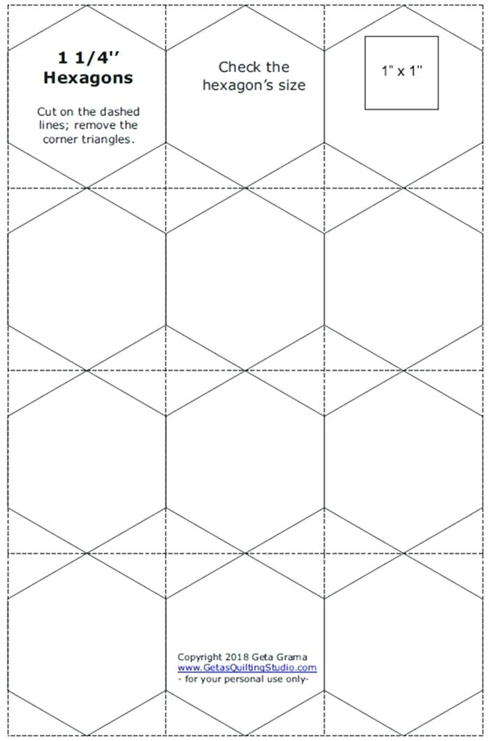 700x1061 Save Free Hexagon Templates Pattern Vector Tips For Cutting