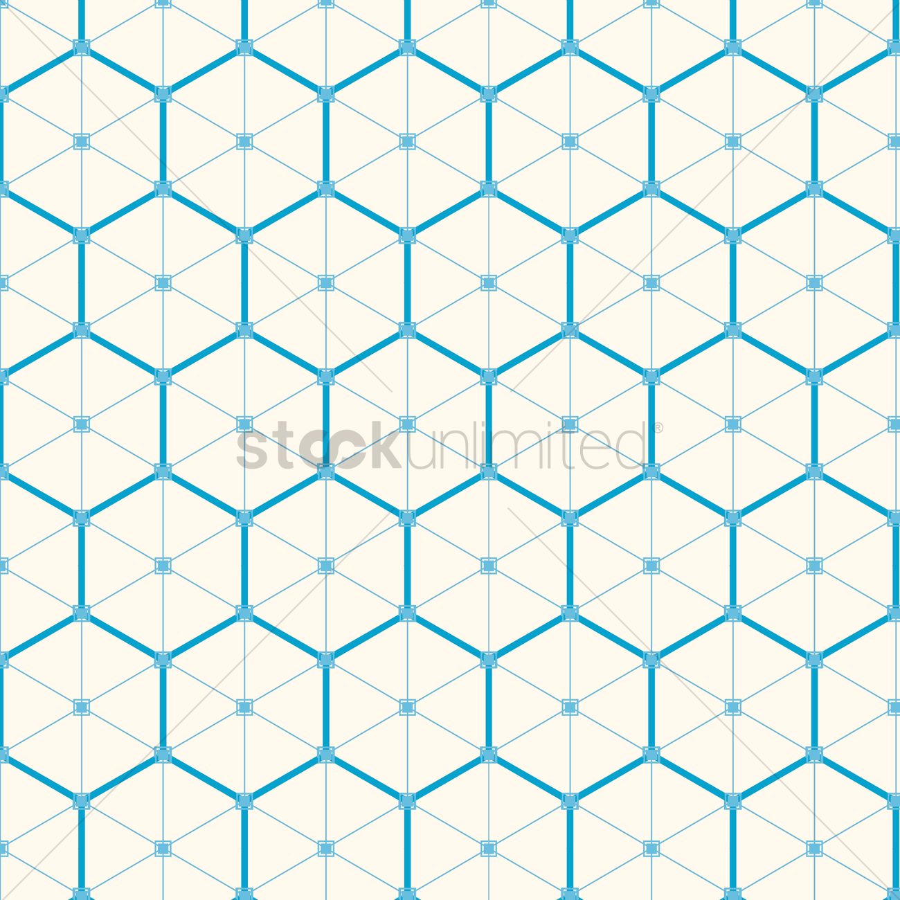 1300x1300 Seamless Hexagon Pattern Vector Image