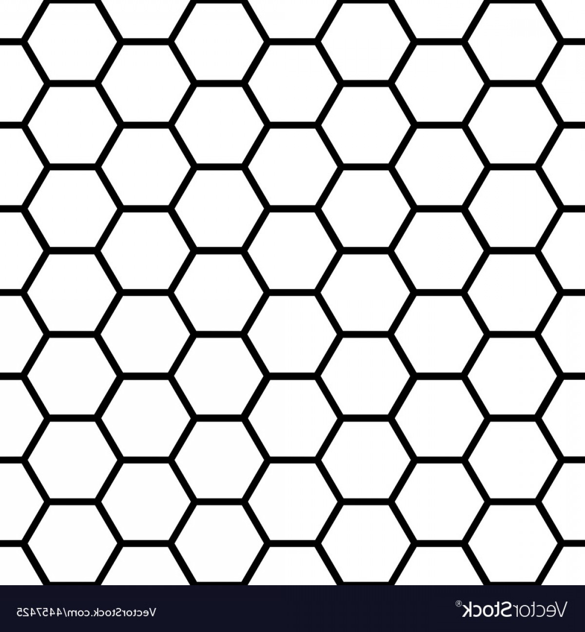 1200x1296 Black And White Honeycomb Vector Cqrecords