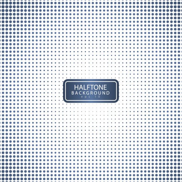 626x626 Halftone Background With Hexagon Shape Premium Vector Background